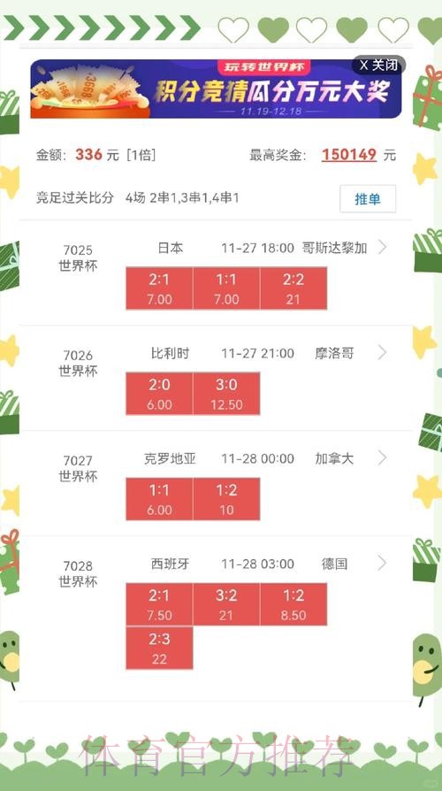 世界杯盘口网站热门